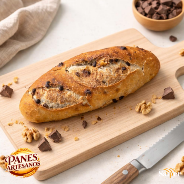 PAN DE CHOCOLATE Y NUECES